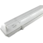 ALPHA ELETTRONICA - Plafoniera per singolo tubo Led T8 150cm - Tubo Led non incluso - Serie Shell