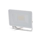 ALPHA ELETTRONICA - Proiettore Led Ultra Slim 20W - 230Vac - Bianco caldo - Corpo bianco - Serie Clear