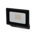 ALPHA ELETTRONICA - Proiettore Led Ultra Slim 30W - 230Vac - Bianco caldo - Corpo nero - Serie Clear