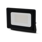 ALPHA ELETTRONICA - Proiettore Led Ultra Slim 50W - 230Vac - Bianco naturale - Corpo nero - Serie Clear