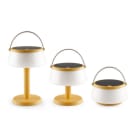 ALPHA ELETTRONICA - Lampada da tavolo solare 3 in 1 - Serie Glamp