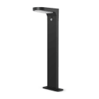ALPHA ELETTRONICA - Lampioncino solare a Led - 10W - Con sensore PIR - Bianco naturale - Serie Atlas
