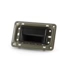 ALPHA ELETTRONICA - Segnapasso Led 1,5W da incasso - per Scatola 503 - Cornice antracite - Bianco naturale - Serie One