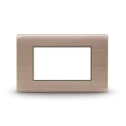 ALPHA ELETTRONICA - Cover segnapasso - Cornice metallizzata oro - Serie One