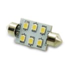 ALPHA ELETTRONICA - Lampadina a Led SV8,5 - 1,5W - 10-30Vdc - Bianco freddo