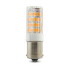 ALPHA ELETTRONICA - Lampadina a Led BA15S - 3.5W - 10-30Vdc - 24Vac - Bianco naturale