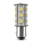 ALPHA ELETTRONICA - Lampadina a Led BAY15D - 2W - 10-30Vdc - Bianco caldo