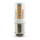 ALPHA ELETTRONICA - Lampadina a Led BA15D - 3W - 10-30Vdc - 24Vac - Bianco naturale