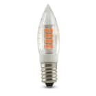 ALPHA ELETTRONICA - Lampadina a Led E14 - 3.5W - 10-30Vdc - 24Vac - Bianco caldo