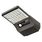 ALPHA ELETTRONICA - Lampione solare Led 60W - Con sensore PIR - Ricaricabile - CCT selezionabile 3000K/6000K - Serie Solea