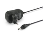 ALPHA ELETTRONICA - Carica batteria Piombo 12Vdc - 1000 mA - connettore 5,5x2,1mm e pinzette coccodrillo