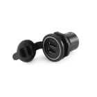 ALPHA ELETTRONICA - Caricatore con due uscite USB tipo "A" - 5Vdc 4,2A Max. - Ingresso 12-28V