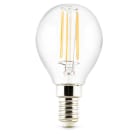 ALPHA ELETTRONICA - Lampadina a Led a filamento ceramico E14 - 4,5W - 230Vac - Bianco naturale