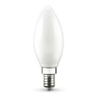ALPHA ELETTRONICA - Lampadina a filamento a Led E14 - 4,5W - 230Vac - Opaca - Bianco caldo