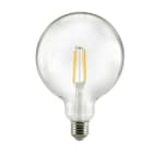 ALPHA ELETTRONICA - Lampada a filamento led globo - 230Vac - E27 - 8W - Bianco caldo