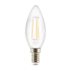 ALPHA ELETTRONICA - Lampada a filamento led candela - 230Vac - E14 - 5W - Dimmerabile