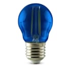 ALPHA ELETTRONICA - Lampada a filamento led mini-bulbo - 230Vac - E27 - 4,5W - Blu