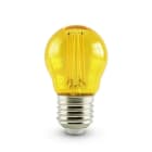 ALPHA ELETTRONICA - Lampada a filamento led mini-bulbo - 230Vac - E27 - 4,5W - Gialla