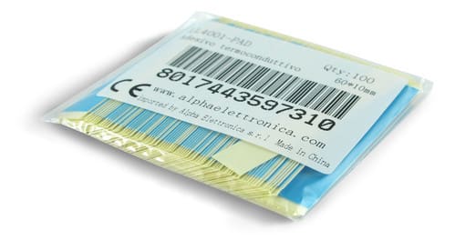 ALPHA ELETTRONICA - Adesivo termoconduttivo 60x10mm