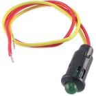 ALPHA ELETTRONICA - Indicatore Led da pannello - 12Vdc - Verde