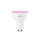 ALPHA ELETTRONICA - Lampadina a Led Smart Wi-Fi + BLE - GU10 - 4,5W - 230Vac - RGB + CCT