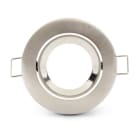 ALPHA ELETTRONICA - Supporto lucido per lampada led - ghiera orientabile - Ø83mm - Attacco NON incluso