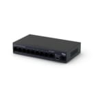 ALPHA ELETTRONICA - Switch Gigabit 10 porte (8PoE GBE+1GBE+1SFP) - PoE UnM - TVCC
