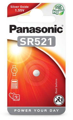 ALPHA ELETTRONICA - Pila all'ossido d'argento - SR521 - 1,6V POP-SR521
