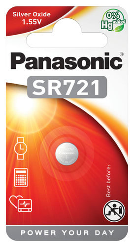 ALPHA ELETTRONICA - Pila all'ossido d'argento - SR721 - 1,6V