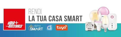 ALPHA ELETTRONICA - Cartello espositivo - Alpha Smart 100 x 31cm