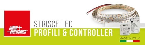 ALPHA ELETTRONICA - Cartello espositivo - Strisce LED 100 x 31cm
