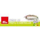 ALPHA ELETTRONICA - Cartello espositivo - Strisce LED 100 x 31cm