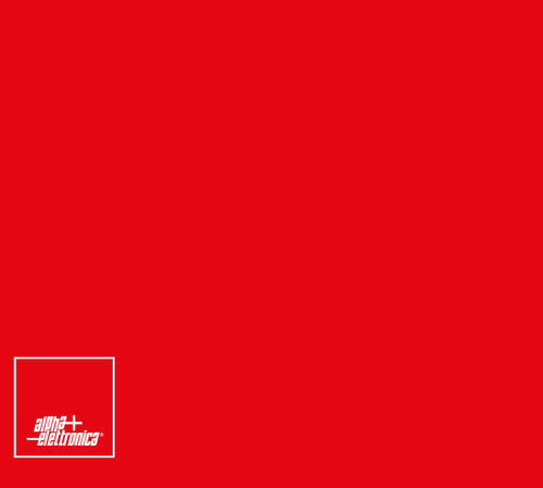 ALPHA ELETTRONICA - Poster logo Alpha 100x90cm