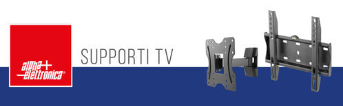 ALPHA ELETTRONICA - Cartello Supporti TV 100x31cm