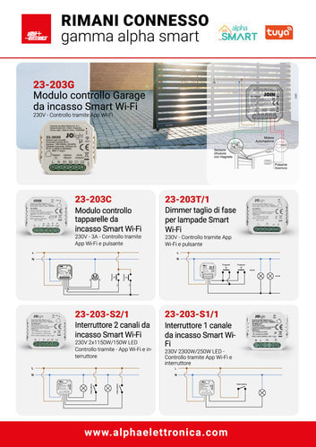 ALPHA ELETTRONICA - Cartello Rimani Connesso Alpha Smart 59,4 x 84 cm