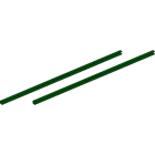 ALPHA ELETTRONICA - Coppia di profili zincati per due pannelli fotovoltaici da 140/180W