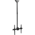 ALPHA ELETTRONICA - Supporto TV Telescopico da soffitto Orientabile, 37"-70" - estensione 56/91cm