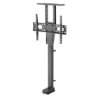 ALPHA ELETTRONICA - Supporto a pavimento per TV, smart, motorizzato, 37"-80", telecomando RF - Wi-Fi App Tuya