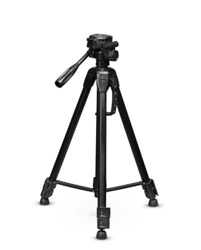 ALPHA ELETTRONICA - Supporto telescopico treppiede da 170cm nero con custodia