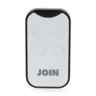 ALPHA ELETTRONICA - Radiocomando universale codice fisso/rolling 433MHz bianco - batterie incluse