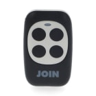 ALPHA ELETTRONICA - Radiocomando universale codice fisso/rolling 433MHz nero/grigio - batterie incluse