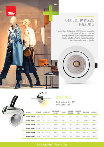 ALPHA ELETTRONICA - Volantino novità illuminazione 2020