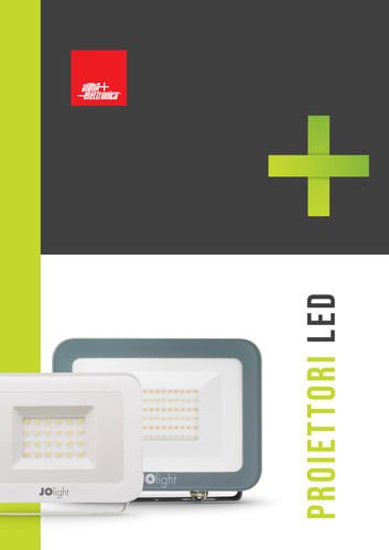 ALPHA ELETTRONICA - Volantino proiettori led JO432 e JO445