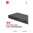 ALPHA ELETTRONICA - Volantino 4K Technology For Showrooms