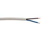 ALPHA ELETTRONICA - Cavo H03VV-F 2x0,75mm² - Bianco - Rotondo