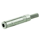 ALPHA ELETTRONICA - Presa jack Ø6,3mm Mono con guidacavo a molla 14-1