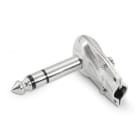 ALPHA ELETTRONICA - Spina jack Ø6,3mm Stereo a 90°