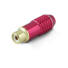 ALPHA ELETTRONICA - Presa RCA professionale anodizzata polarizzata - Bianca