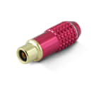 ALPHA ELETTRONICA - Presa RCA professionale anodizzata polarizzata - Nera