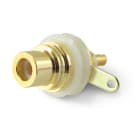 ALPHA ELETTRONICA - Presa RCA da pannello - Bianca